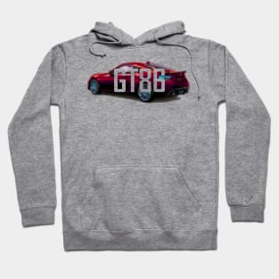 GT86 PIXEL RED Hoodie